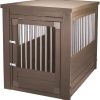 New Age Pet ecoFLEX Pet Crate End Table, Large, Russet