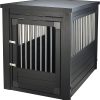 New Age Pet ecoFLEX Pet Crate End Table, X-Large, Espresso