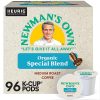Newman's Own Organics Special Blend, Single-Serve Keurig K-Cup Pods, Medium Roast Coffee, 96 Count