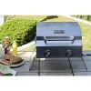 Nexgrill 820-0033 2-Burner Portable Propane Gas Table Top Grill in Stainless Steel