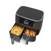 Ninja DZ201 Foodi 8 Quart 6-in-1 DualZone 2-Basket Air Fryer with 2 Independent Frying Baskets