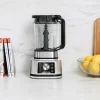 Ninja SS351 Foodi Power Blender & Processor System 1400 WP Smoothie Bowl Maker & Nutrient Extractor 6 Functions for Bowls