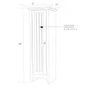 OSHOME Kitchen essentials White Pantry