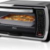 Oster Toaster Oven Digital Convection Oven, Large 6-Slice Capacity, Black Polished Stainless ( TSSTTVMNDG-SHP-2 )