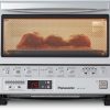 Panasonic Toaster Oven FlashXpress with Double Infrared Heating and Removable 9-Inch Inner Baking Tray, 1300W, 12 x 13 x 10.25, Silver