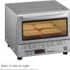 Panasonic Toaster Oven FlashXpress with Double Infrared Heating and Removable 9-Inch Inner Baking Tray, 1300W, 12 x 13 x 10.25, Silver