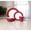 Pfaltzgraff 5131071 Harmony 16 Piece Dinnerware Set (Service For 4), Red