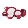 Pfaltzgraff 5131071 Harmony 16 Piece Dinnerware Set (Service For 4), Red