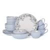 Pfaltzgraff 5216945 Gabriela 16-Piece Casual Gray Stoneware Dinnerware Set (Set for 4)