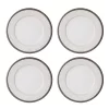 Pfaltzgraff 5217020 Promenade Column 16-Piece Casual Brown and Cream Stoneware Dinnerware Set (Set for 4)