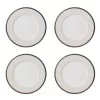 Pfaltzgraff 5217020 Promenade Column 16-Piece Casual Brown and Cream Stoneware Dinnerware Set (Set for 4)