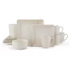 Pfaltzgraff 5270501 16-Piece Madeleine White Stoneware Dinnerware Set (Service For 4)