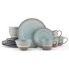 Pfaltzgraff 5274284 16-Piece Adina Blue Dinnerware Set (Service for 4)