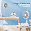 Portable Oscillating Standing Fan with Remote Controller