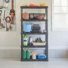 Project Source 339946 Plastic Heavy Duty 5-Tier Utility Shelving Unit (36-in W x 18-in D x 72-in H)