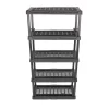 Project Source 339946 Plastic Heavy Duty 5-Tier Utility Shelving Unit (36-in W x 18-in D x 72-in H)