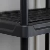 Project Source 339949 Plastic 5-Tier Utility Shelving Unit (36-in W x 24-in D x 72-in H)