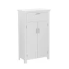 RiverRidge 06-038 Somerset 23.6-in W x 40.25-in H x 11.81-in D White Mdf Freestanding Linen Cabinet