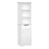 RiverRidge 06-082 Ashland 16.54-in W x 60.04-in H x 13.39-in D White Mdf Freestanding Linen Cabinet