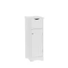 RiverRidge 06-142 Ashland 11-in W x 32-in H x 13.5-in D White Mdf Freestanding Linen Cabinet