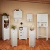 RiverRidge 06-142 Ashland 11-in W x 32-in H x 13.5-in D White Mdf Freestanding Linen Cabinet