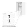 RiverRidge 06-143 Ashland 11-in W x 32-in H x 13.5-in D White Mdf Freestanding Linen Cabinet