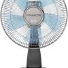 Rowenta VU2531 Turbo Silence Oscillating 12-Inch Table Fan Powerful and Quiet, 4-Speed, Bronze