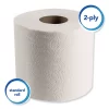 Scott Essential Individually Wrapped 2-Ply Standard Roll Bathroom Tissue (550 sheetsroll, 80 rolls),