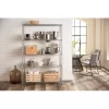 Style Selections LC5HC-R Steel 5-Tier Utility Shelving Unit (47.7-in W x 18-in D x 72-in H)