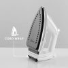 Sunbeam, White, GCSBC Classic 1200 Watt Mid-size Anti-Drip Non-Stick Soleplate Iron Steam/Vertical Shot feature and 8' 360-degree Swivel Cord, Clear, GCSBCL-317-000