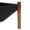 Sunnydaze Decor KF-577 31.5-in W Black Steel Wood-Burning Fire Pit