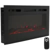 Sunnydaze Decor LOE-357 36-in Black Electric Fireplace Insert