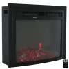 Sunnydaze Decor LOE-364 23.5-in Black Electric Fireplace Insert