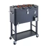 TRINITY TXKPGR-0809 80 qt Detachable Tub Foosball Cooler w Cover Gray