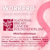 WORKPRO W009012A Pink Tool Kit - Hand Tool Set with Easy Carrying Round Pouch - Durable, Long Lasting Chrome Finish Tools - Perfect for DIY, Home Maintenance - Pink Ribbon