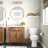 allen + roth Harlow Brushed Nickel Pvd 2-handle Widespread WaterSense High-arc Bathroom Sink Faucet with Drain (67693W-6104)