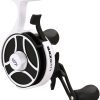 13 Fishing Black Betty FreeFall Ghost Window Inline Ice Fishing Reel, White