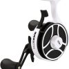 13 Fishing Black Betty FreeFall Ghost Window Inline Ice Fishing Reel, White (Right Hand Retrieve)