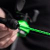 13 Fishing Radioactive Pickle Ice Inline Fishing Combo, Left Hand Retreive, 27
