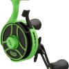 13 Fishing Radioactive Pickle Ice Inline Fishing Combo, Left Hand Retreive, 27