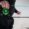 13 Fishing Radioactive Pickle Ice Inline Fishing Combo, Left Hand Retreive, 27
