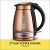 BELLA 14753 1.7 Liter Electric Tea Kettle Copper Chrome