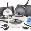 BELLA 21 Piece Cook Bake and Store Kitchen Essentials Set, White