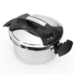 Barton 99944 8Qt Pressure Cooker w/Recipe Book Easy Lock Lid Stainess Steel Canning Canner Pot Stove Top Instant Fast Cooking