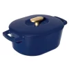 Beautiful 6QT Enamel Dutch Oven, Blueberry Pie by Drew Barrymore