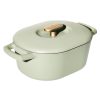 Beautiful 6QT Enamel Dutch Oven, Sage Green by Drew Barrymore