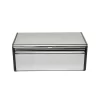 Brabantia 163463 Fall Front Brilliant Steel Bread Box