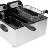 CHARD DF-6E, Dual Tank Deep Fryer, Stainless Steel, 6 liter, 1500 watts