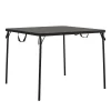 Cosco 14036BLK1E 38.5 in. Fold in Half Steel Card Table