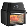 Costway EP24735BK 19 qt. Black Air Fryer Oven with Rotisserie